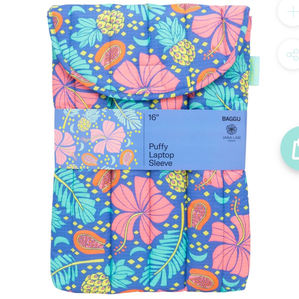 BAGGU custom print 16” laptop sleeve